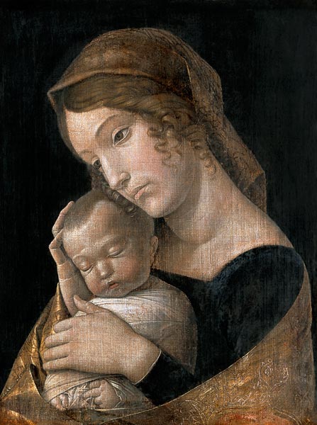 Maria with the sleeping child od Andrea Mantegna