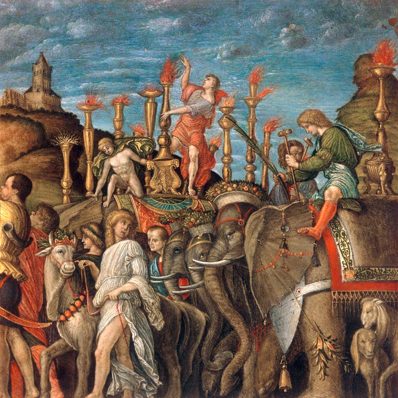 from Mantegna, Triumph of Caesar, eleph. od Andrea Mantegna