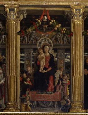 Altar of S.Zeno,Virgin w. Ch.