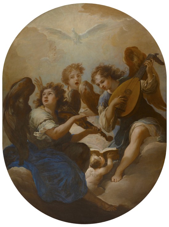 Three Music Making Angels od Andrea Procaccini