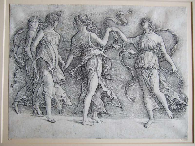Vier tanzende Musen od Andrea Zoan