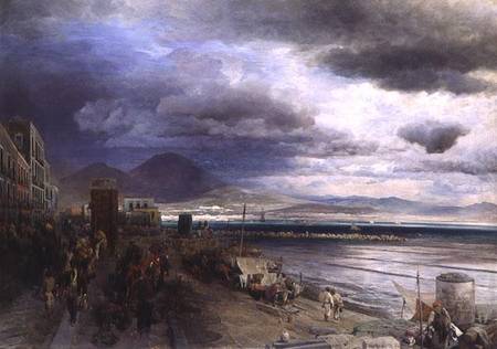The Coast of Naples od Andreas Achenbach