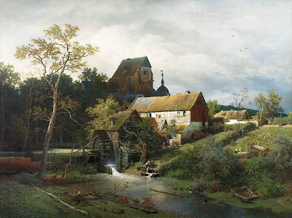Die Erftmühle od Andreas Achenbach
