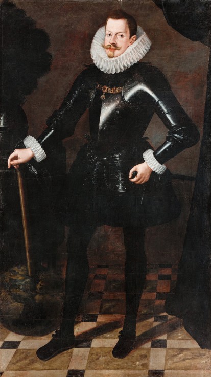 Portrait of Philip III of Spain (1578-1621), King of Spain and Portugal od Andres Lopez Polanco