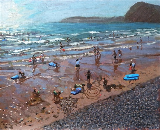 Circles in the Sand, Sidmouth od Andrew  Macara
