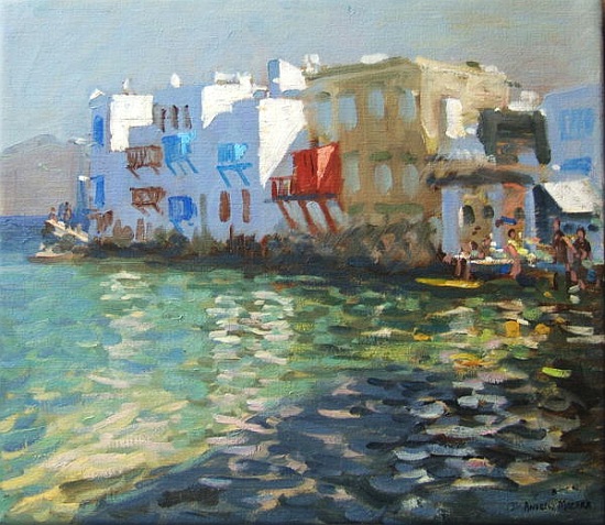 Little Venice, Mykonos od Andrew  Macara