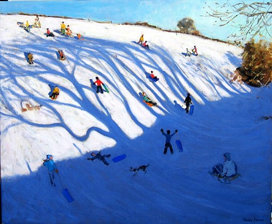 Shadows on a hill, Monyash od Andrew  Macara