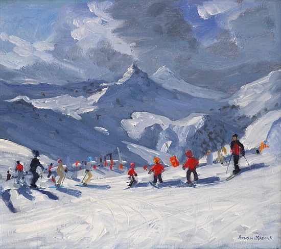 Ski School, Tignes od Andrew  Macara