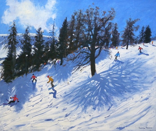 Spring skiers, Verbier od Andrew  Macara