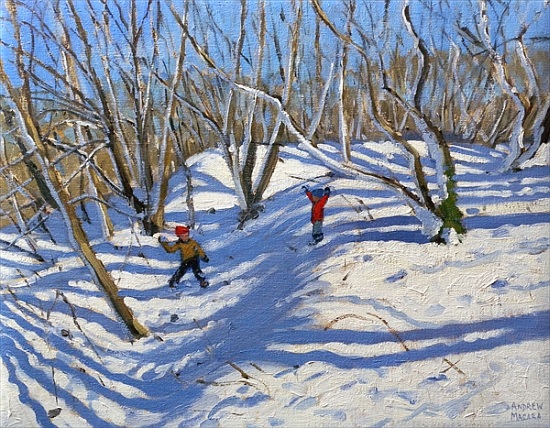 Spring Snow, Newhaven Derbyshire od Andrew  Macara