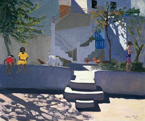 The Yellow Dress, Kos, 1993 (oil on canvas)  od Andrew  Macara