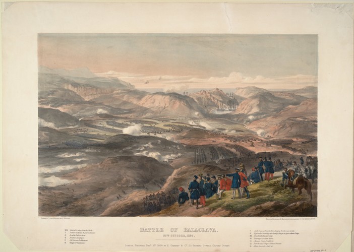 The Battle of Balaclava on October 25, 1854 od Andrew Maclure