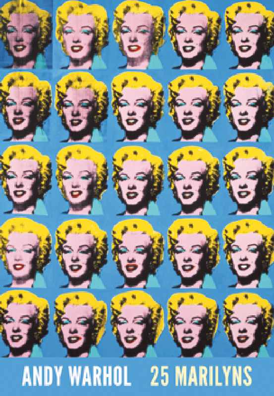 Twenty-Five Colored Marilyns od Andy Warhol