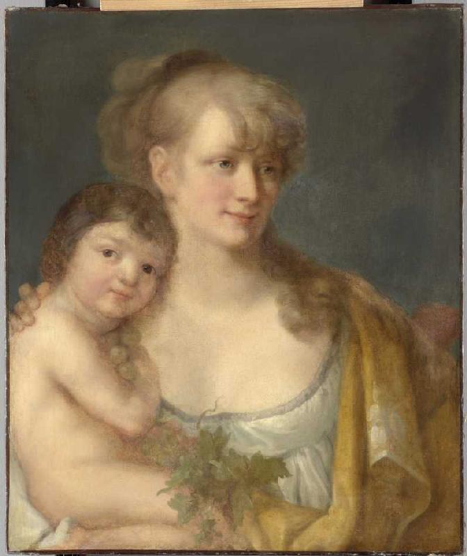 Juliane von Krüdener mit ihrem Sohn Paul od Angelica Kauffmann