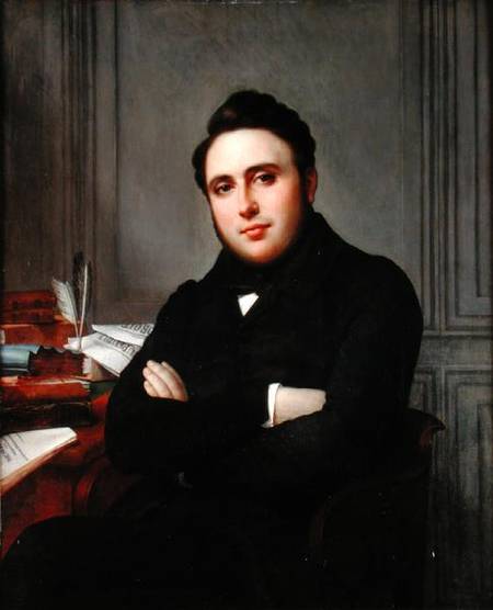 Portrait of Alexandre Auguste Ledru-Rollin (1807-74) od Angelique Mongez