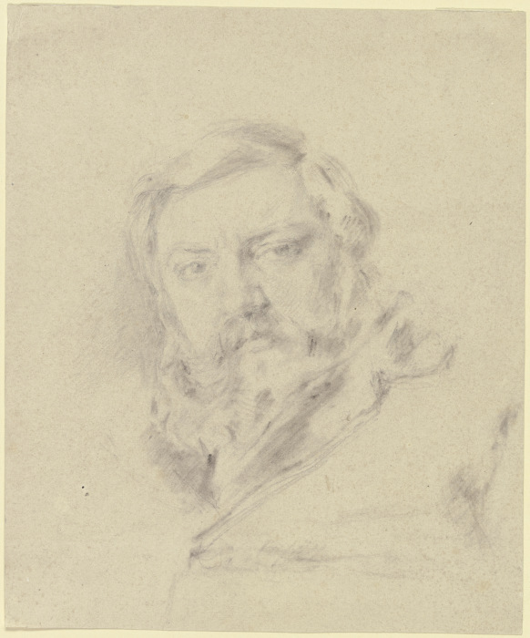 Bildnis des Malers Gustave Courbet od Angilbert Göbel