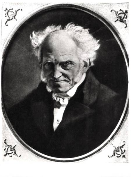 Portrait of Arthur Schopenhauer (1788-1860) od Angilbert Göbel