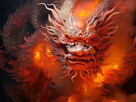 Čínský ohnivý drak. Rok Draka.