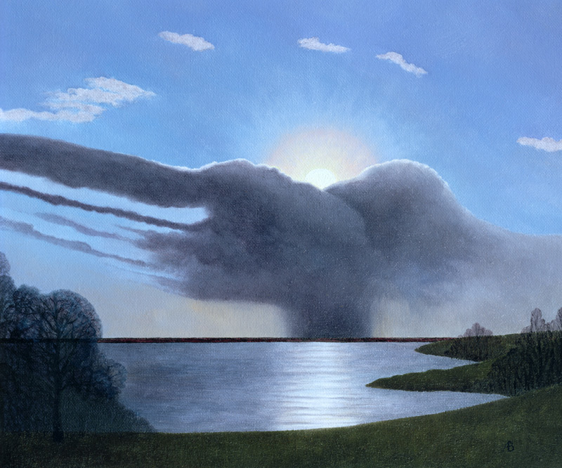 Draycote Cloud, 2004 (oil on canvas)  od Ann  Brain