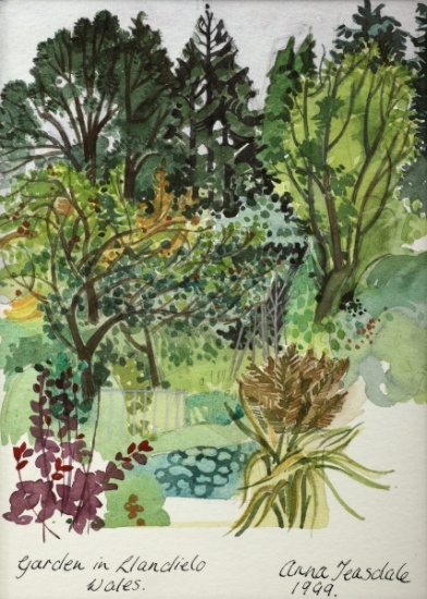 Garden in LLandielo od Anna  Teasdale