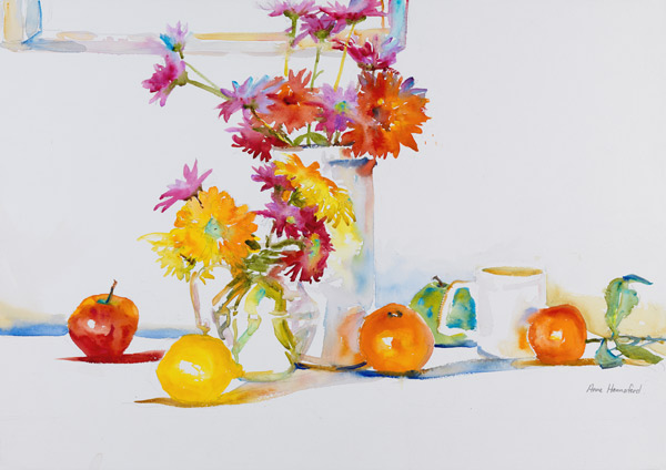 Fruit and Flowers od Anne Hannaford 