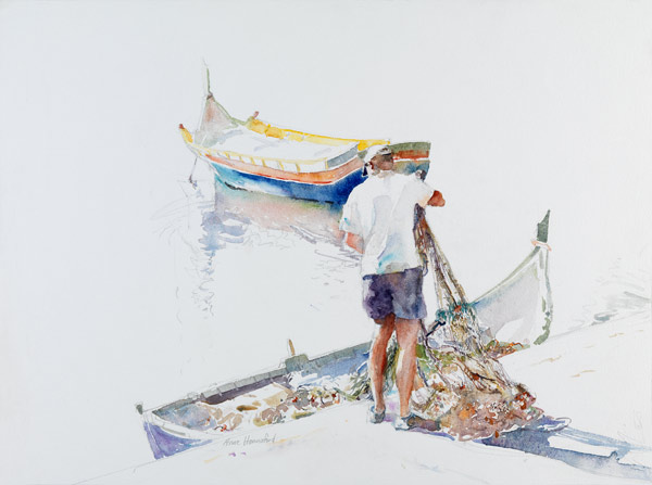 Fisherman od Anne Hannaford 