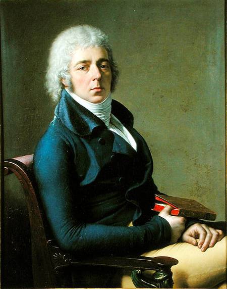 Portrait of Citizen Bourgeon (b.1757) od Anne-Louis Girodet de Roucy-Trioson