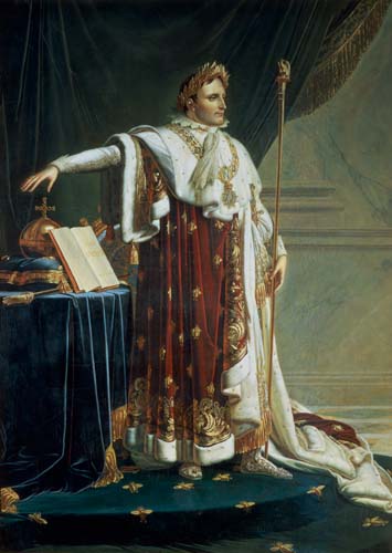 Portrait of Napoleon I in his Coronation Robes od Anne-Louis Girodet de Roucy-Trioson