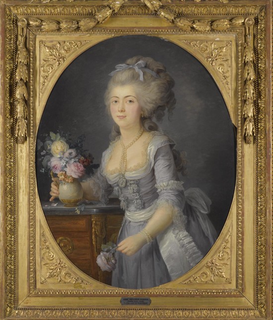Portrait of Adélaïde Henriette Auguié (1758-1794) od Anne Vallayer-Coster