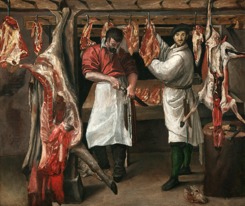 The Butcher's Shop od Annibale Carracci