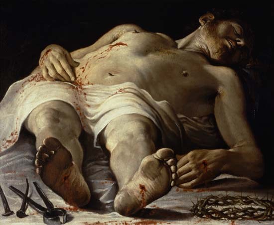 The Dead Christ od Annibale Carracci