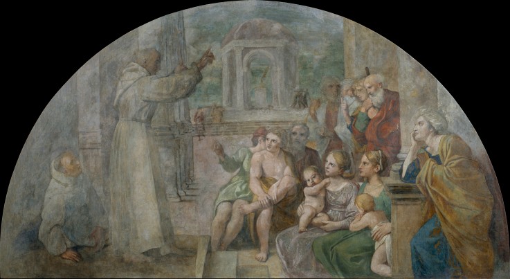 Saint Didacus Preaching od Annibale Carracci