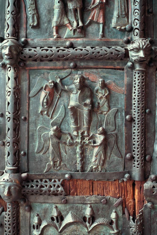 Panel from the left hand door of the portal od Anonym Romanisch