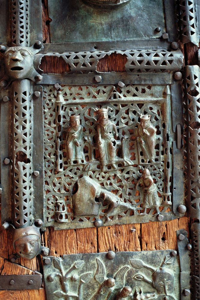 Panel from the right hand door of the portal od Anonym Romanisch