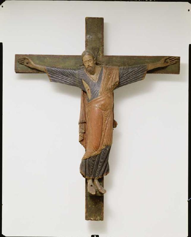 Kruzifix aus Erp. 2. Hälfte 12. Jh. od Anonym Romanisch