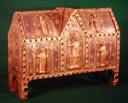 Reliquary chest of St. Calminius, Limoges od Anonym Romanisch