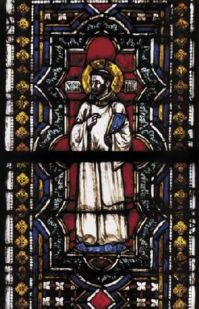 Assisi, Glasfenster, Hl.Martin v.Frinj.