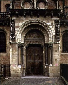 Porte Miegeville, south portal
