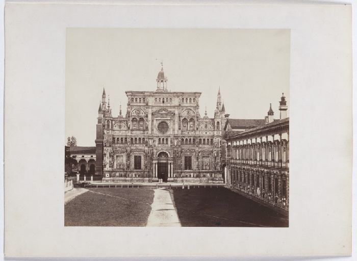 The Charterhouse of Pavia: view of the main facade od Anonym