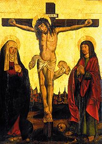 Crucifixion Christi (Church in Krosno) od Anonym (Maler aus Kleinpolen)