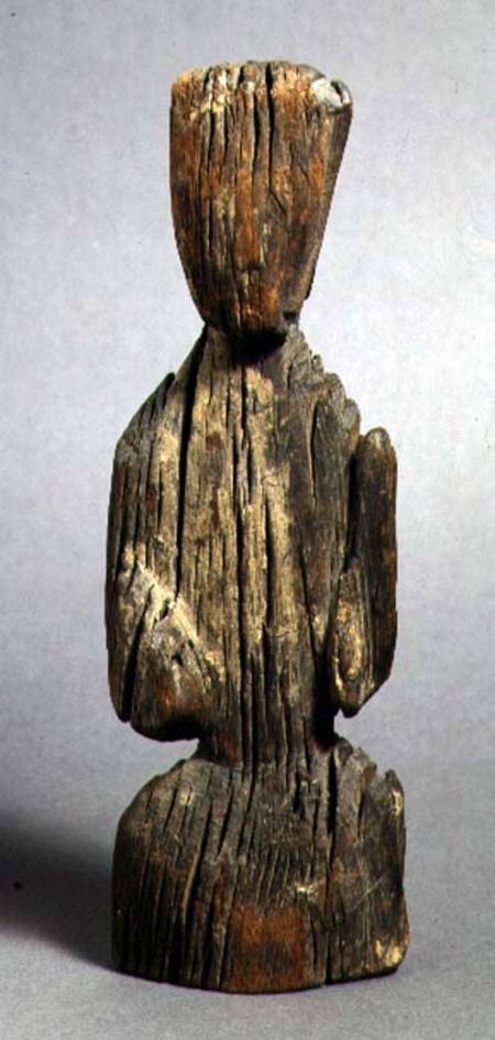 1992-146 Carved wooden figureHan dynasty od Anonymous