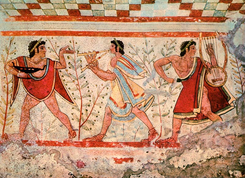 Etruscan musicians od Anonymous
