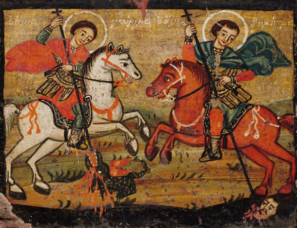 St.George and St.DemetriosGreek (provincial) od Anonymous