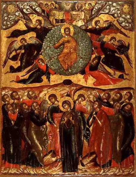 The Ascension of Christ, from the Church of Elijah the Prophet, Yaroslavl,Russia od Anonymous