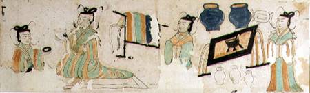 Ast.ii.1.02 + 03 Scenes of happiness in the future lives of the deceased, Astana od Anonymous