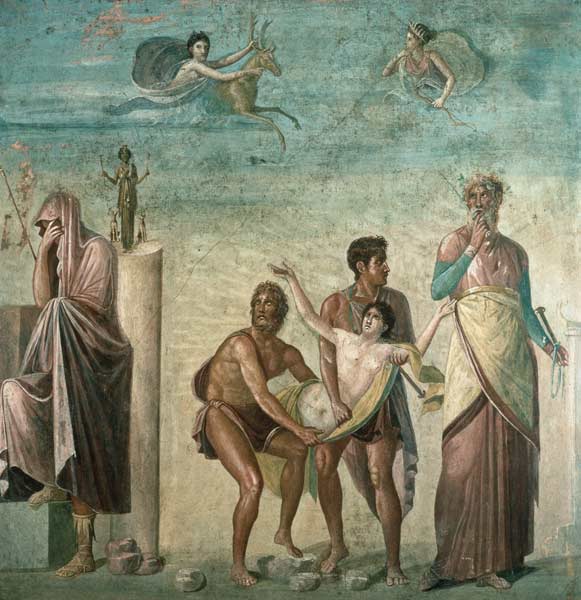 The Sacrifice of Iphigenia, from the House of the Tragic Poet, Pompeii od Anonymous