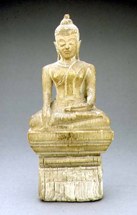 Buddha 'shakyamuni'seated in the 'Bhumisparsimudra' - earth touching gesture od Anonymous