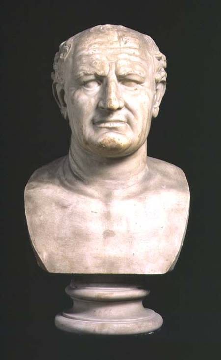 Bust of the Emperor Vespasian (Titus Flavius Vespasianus) (9-79) od Anonymous