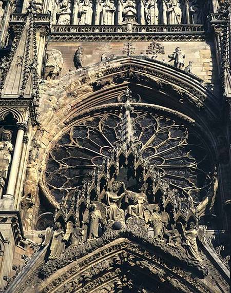 Coronation of the Virgin, west facade od Anonymous