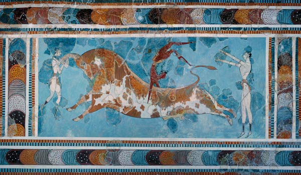 The Toreador Fresco, Knossos Palace,Crete od Anonymous